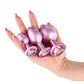 Rear Assets Trainer Chrome Plated Anal Plugs Kit (3pc Set) - Iridescent