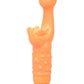 Rechargeable Butterfly Kiss G-Spot Rabbit Vibrator - Orange