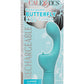Rechargeable Butterfly Kiss Silicone Clitoral Flicker Vibrator - Blue