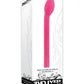 Rechargeable Power G Silicone Probe G-Spot Massager - Pink