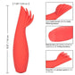 Red Hot Blaze Clitoral Stimulation Silicone Rechargeable Waterproof