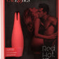 Red Hot Flare USB Rechargeable Silicone Massager Waterproof - Red