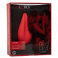 Red Hot Flicker Rechargeable Silicone Massager - Red