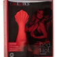 Red Hot Fuego Rechargeable Silicone Massager - Red