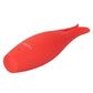 Red Hot Fury Rechargeable Silicone Vibrator with Clitoral Stimulation