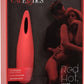 Red Hot Spark USB Rechargeable Silicone Massager Waterproof - Red