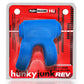 Revhammer Reverb Shaft Vibrating Cock Ring - Teal/Teal Ice