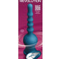 Revolution Hurricane Rechargeable Silicone Vibrator with Remote Control - Teal