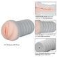 Ribbed Gripper Dual Density Textured Masturbator - Pussy