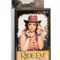 Ride 'Em Premium Denim Collection Wrist Cuffs - Blue