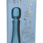 Ritual Euphoria Rechargeable Silicone Wand Vibrator - Blue