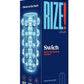 Rize Swich Self Lubricating Stroker Dual End Masturbator - Clear