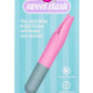 Rock Candy Cherry Flicker Rechargeable Silicone Tickler - Gray/Pink