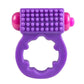 Rock Candy Sugar Grinder Vibrating Cock Ring - Purple