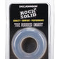 Rock Solid Ribbed Donut Silicone Cock Ring - Clear