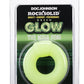 Rock Solid The Mega Ring Glow In The Dark Silicone Cock Ring - Glow In The Dark/Green