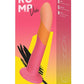 Romp Dizi Silicone Dildo - Orange/Pink