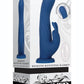 Remote Rotating Silicone Rechargeable Rabbit - Blue