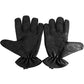 Rouge Leather Vampire Gloves - Black - XLarge