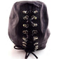 Rouge Leather Zip Eye Mask