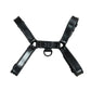 Rouge Over The Head Adjustable Leather Harness - Black - XXLarge