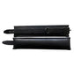Padded Leather Wrist Cuffs - Black