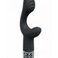Royal Gems Majestic Rechargeable Silicone Vibrator - Black