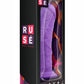 Ruse Jammy Silicone Dildo - Purple - 8in