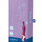 Satisfyer A-Mazing 1 Silicone Vibrating Stimulator - Berry/Red