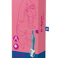 Satisfyer A-Mazing 1 Silicone Vibrating Stimulator - Blue