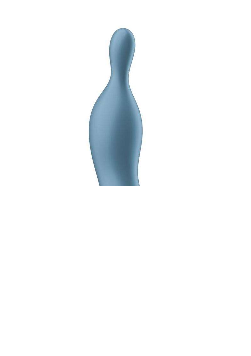 Satisfyer A-Mazing 1 Silicone Vibrating Stimulator - Blue