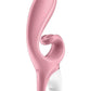 Satisfyer Hug Me Rechargeable Silicone Vibrator with Clitoral Stimulation