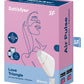 Satisfyer Love Triangle Rechargeable Silicone Clitoral Stimulator - White