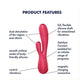 Satisfyer Mono Flex Rechargeable Silicone Rabbit Vibrator