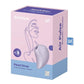 Satisfyer Pearl Diver Rechargeable Silicone Clitoral Stimulator - Purple/Violet