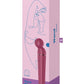 Satisfyer Planet Wand-Er Rechargeable Silicone Body Massager - Berry/Magenta