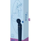 Satisfyer Planet Wand-Er Rechargeable Silicone Body Massager - Blue
