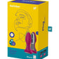 Satisfyer Rotator Plug 2+ Silicone Vibrating Double Anal Stimulator - Fuschia/Pink