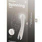 Satisfyer Spinning Vibe 1 Rechargeable Silicone Rotating G-Spot Vibrator - Beige/Tan