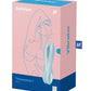 Satisfyer Threesome 1 Rechargeable Silicone Vibrator - Blue/Light Blue