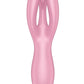 Satisfyer Threesome 3 Rechargeable Silicone Stimulator - Pink