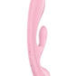 Satisfyer Triple Oh Rechargeable Silicone Dual Stimulating Vibrator