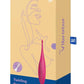 Satisfyer Twirling Fun Silicone Vibrator - Magenta/Pink
