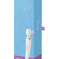 Satisfyer Wand-Er Woman USB Rechargeable Silicone Massager 13in - White/Chrome - White