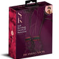 Secret Kisses Rosegasm Cuffs with Satin Blindfold - Black/Red