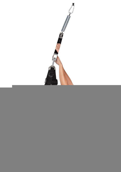 Secret Kisses Rosegasm Pleasure Swing with Satin Blindfold - Black/Red