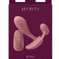 Secrets Echo Rechargeable Silicone G-Spot Vibrator with Clitoral Stimulation - Pink