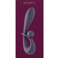 Secrets Forte Rechargeable Silicone Rabbit Vibrator - Purple