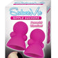 Seduce Me Nipple Suckers Silicone Vibrating - Pink