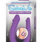 Seduce Me Silicone Curved Double Dildo - Purple